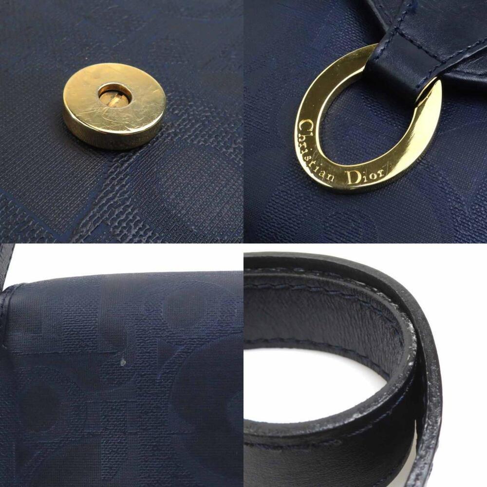 CHRISTIAN DIOR Blue Leather Shoulder Bag - Picture 4 of 5
